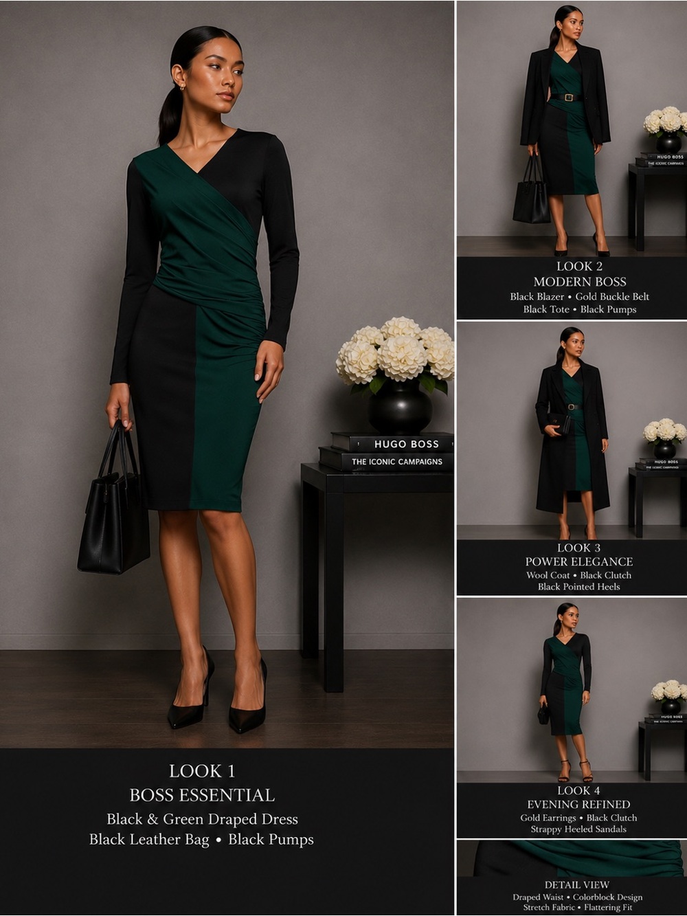 $90 NWT Sz S BOSS Eretha Jersey Dress